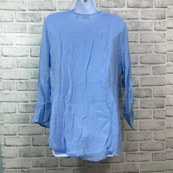 Kim Rodgers Button Up Light Weight Blouse XL - Picture 4 of 9
